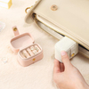 Custom Mini Ring Jewelry Box Button Earring Storage Jewelry Box Portable Luxury Colorful Small Travelling Jewelry Box