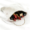 Recyclable Custom Logo Velvet Suede Jewelry Bag High Quality Soft Fabric Jewelry Drawstring Pouch Wholesale