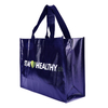 Custom Reusable Glossy Laminated Non Woven Shopping Bag for Market Drawstring Bags Tote Handle Accept Customized Logo Gift
