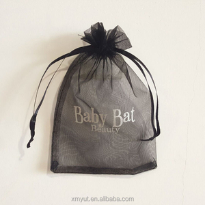 In Stock Wholesale Organza Drawstring Bag Custom Jewelry Mesh Storage Bag Accept Sample logo Design