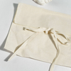 Customized Eco-Friendly Cotton Pouch Drawstring Sealing Handle Fashionable Envelope Bag Ring Earrings Organizer Gifts Packaging