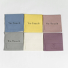 OEM Microfiber Jewelry Gift Pouch Luxury Custom Emboss Small Jewelry Envelope Microfiber Bag for Earring Necklace Bracelet