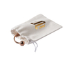 Custom Logo Natural Satin and Organza Jute Jewelry Pouch Small Hemp Linen Burlap Drawstring Sacks with Comb for Gift Use