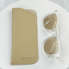 Custom PU Leather Glasses Bag for Women and Men's Eyeglasses and Sunglasses Dust Proof Glasses Bag Pouches