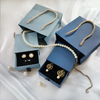 Luxury Custom Printing Drawer Shape Jewelry Gift Packaging Box for Jewellery Ring Necklace Ribbon Jewelry Box with Paper Bag