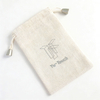 Eco-friendly Cotton Linen Drawstring Bag for Jewelry Earring Luxury Mini Gift Packaging Dust Muslin Pouch