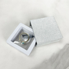 Custom Logo Cardboard Sliding Sleeve Paper Jewelry Storage Drawer Box Packaging With Clear PE Film Floating Gift Display Box