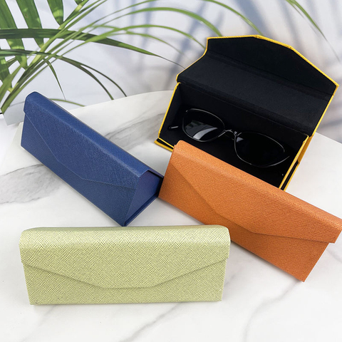Sunglasses Packing Eyeglass Case for Handmade Box Customized Logo Luxury Foldable Glasses Case