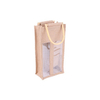 Jute Linen Wine Dust Tote Bag Shopping Bag Window Packaging Burlap Accept Customized with PVC Size Jewelry Pouch with logo