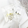 Resealable Custom PVC Transparent Plastic Self Adhesive Poly Bags Heat Sealed Zipper Bag Jewelry Packaging