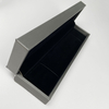 High End Custom Logo Printed Necklace Bracelet Jewelry Packaging Box Long Leather Gift Box Long Chain Jewelry Case