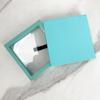 PE Suspension Jewelry Box 3D Floating Transparent Square PVC Plastic Pe Film Dustproof Jewelry Box Visible Earring Ring Box