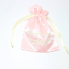 Custom Printed Silk Satin Drawstring Dust Bag for Cloth Underwear Cap Shoe Hair Packaging Gift Bags Embroidered Jewelry Bags