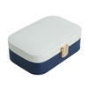 Wholesale Ladies & Girls Organizer Packaging Boxes Ring Earring Pendant Bracelet Leather Zipper Closure Storage Jewelry Box
