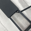 Transparent PE Film Display Transparent Shell 3D Suspended Film Floating Frame Rectangular Black Sliding Drawer Jewelry Box