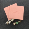 Yu Custom Microfiber Jewelry Pouch with Envelope Style Band Earrings Accepts Touch and Debossed Printing for Gift Display
