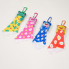 Custom Print Logo Clip Key Chain Microfiber Glasses Cloth Watch Phone Lens Cleaning Cloth Portable Microfiber Sunglasses Cloth