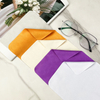 Custom Rapid Design Embossed Printed Microfiber Cloth for Sunglasses Watches Jewelry Cameras Lenses Phone Screen Cleaning