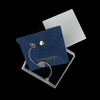 Wholesale Custom Logo Small Multicolor Earring Necklace Bracelet Ring Velvet Envelope Flap Packaging Microfiber Jewelry Pouch