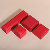 PU Romantic Sweet Luxury Small Velvet Engagement Ring Box Ring JEWELRI BOX Gift Packaging Customized Size Jewelry Storage Box