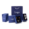 Jewel Gift Box Packaging Boxes /Custom Cardboard Necklace Ring Gift Caixa Para Joias Packaging Customized logo