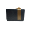 Luxury High Quality Custom Logo Black Cardboard With Foam Insert Paper Gift Packaging Single Set Watch Box