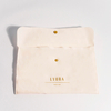Wholesale Custom Organic Cotton Drawstring Bag Recyclable Fabric Dustbag with Calico Style for Clothing Jewelry Shoes Shopping