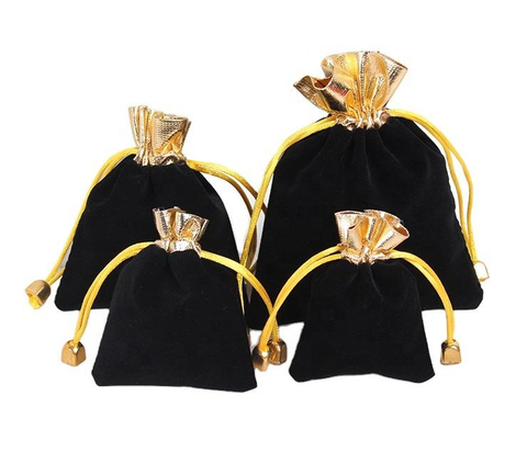 Velvet Bag Gift Bag Phnom Penh Bag Drawstring Recyclable Customized Size Customized Screen Printing Customized Color Accept
