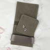 Logo Custom Velvet Jewelry Bag Microfiber Jewelry Bags With Logo Snap Button Linen Jewelry Pouch