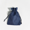 Custom Print Biodegradable Linen & Cotton Jute Bag Drawstring Jewelry Gift Sack for Soap Packaging with Custom Logo