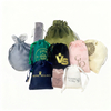 Wholesale Velvet Jewellery Packaging Drawstring Pouch Custom Velvet Gift Jewelry Pouch Packaging Bag