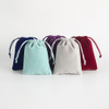 Factory Direct Sale Plush Drawstring Bag with Custom Logo Printing for Jewelry Storage and Antique Toy Packaging