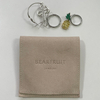 High Quality Custom Logo Microfiber Suede Dustproof Inserts Envelope Flap Jewelry Packaging Bag Necklace Jewelry Pouch with logo